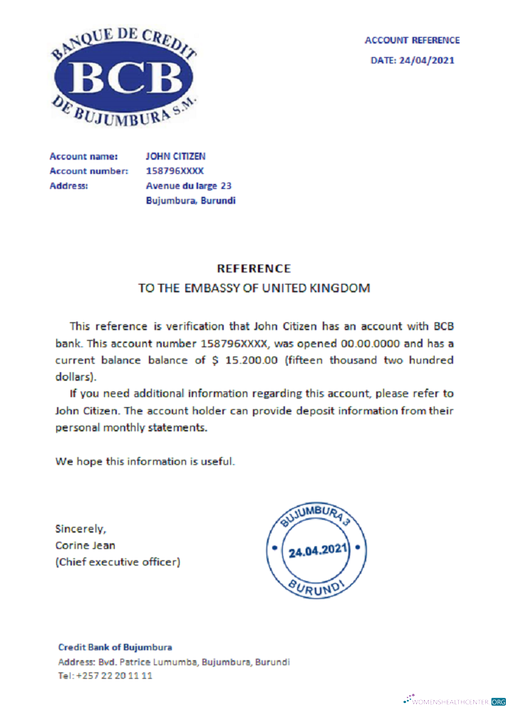 Download Bujumbura Creditbank reference Photoshop template